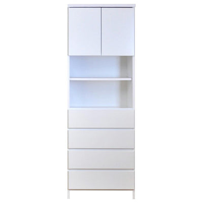 【圧迫感が少なく空間を広く使えます】わずかな隙間にもピッタリと合う、十分な収納力を兼ね備えた薄型収納家具です。