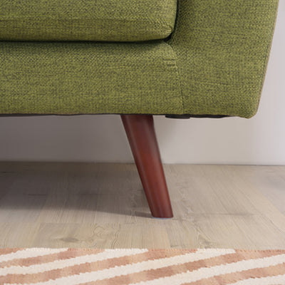 脚を取り付けて通常のソファとしてだけでなく、脚を取り外してローソファとしてもお使いいただけます。