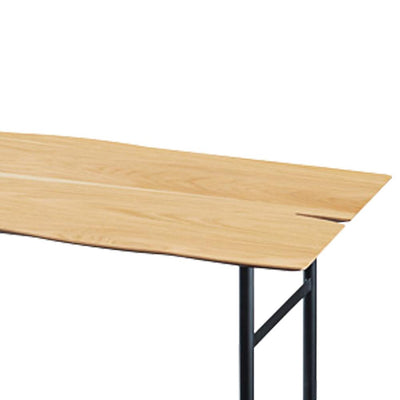 【板面のふちを特殊加工】板面のふちを斜めに削いだ舟形に加工することで、全体的にすっきりとした印象を与えてくれます。