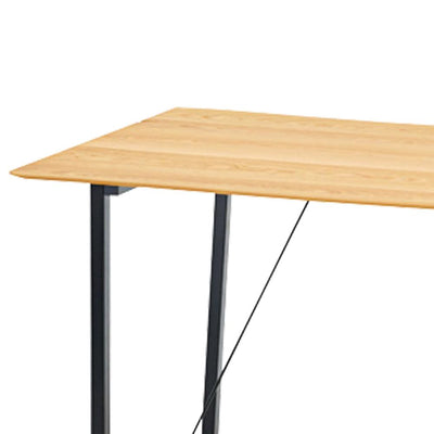 【板面のふちを特殊加工】板面のふちを斜めに削いだ舟形に加工することで、全体的にすっきりとした印象を与えてくれます。