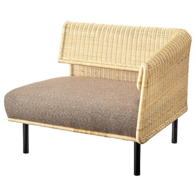 【抜け感で彩る、私の空間】
ラタンの軽やかさ、ファブリックの優しさ、アイアンの強さ、それぞれの魅力が調和したソファで、お部屋を心地よく演出します。