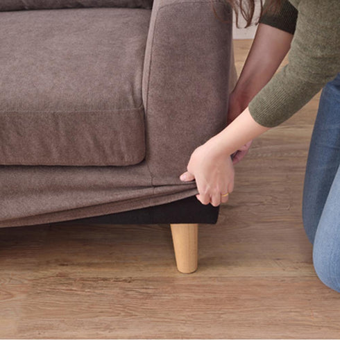 【張地も外して洗濯可】ソファの張地もカバーリング仕様のため、汚れたとしても取り外して洗濯することができ、綺麗なままお使いいただけます。