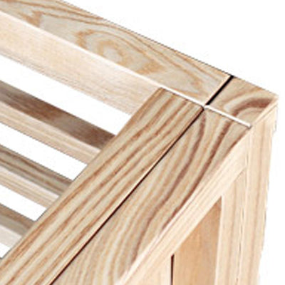 【天然木ならではの美しい木目】
タモ材ならではの、流れるような美しい木目がお部屋に温かみと上質感をプラスし、高級家具のような佇まいを演出します。