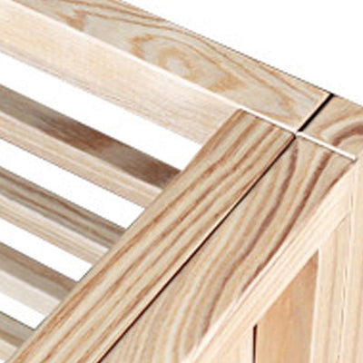 【タモ材の風合いが生きる】
自然の木目を活かしたナチュラル仕上げは、木のぬくもりをそのままに、お部屋全体を心地よい雰囲気で包み込みます。