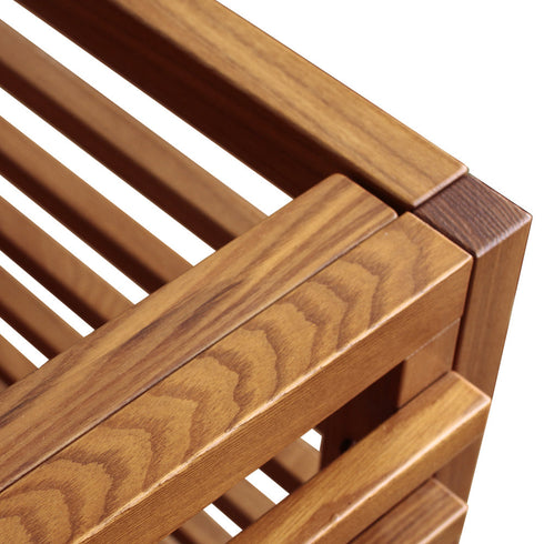 【深みと高級感のブラウン】
温もりを感じさせるライトブラウンは、上品で落ち着きのある印象を与え、大人のインテリアにも馴染む仕上がりです。