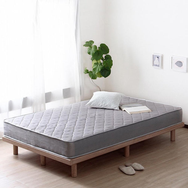 【お部屋に馴染む、極上シンプル】
グレーを基調としたミニマルなデザインで、どんなお部屋のインテリアにもすっと溶け込み、上質な睡眠空間を演出します。