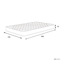 【ゆったり眠れるセミダブル】
幅120cmのセミダブルサイズは、一人でゆったりと、または二人でも快適にお使いいただける広さです。