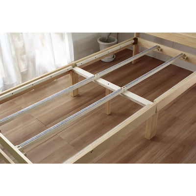 【しっかり支えるクロス構造】
高強度のクロスフレームがしっかりと体を支え、安定感のある寝心地を実現するから、耐荷重100kgでも安心して使えます。