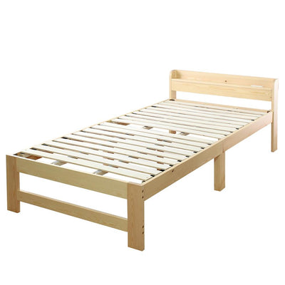 【圧迫感のない、低めのデザイン】
どんなマットレスとも合わせやすい低めのヘッドボードが、お部屋に圧迫感を与えることなく、開放的で広々とした空間を演出します。