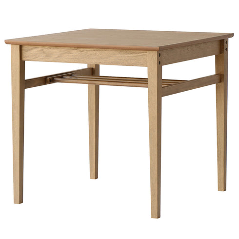 【ふたりに丁度いいサイズ感】
一人暮らしや二人暮らしのダイニングに最適な幅75cmのコンパクト設計で、ヴィンテージナチュラルな佇まいがどんなお部屋にも優しく溶け込み、明るく居心地の良い食卓を演出します。