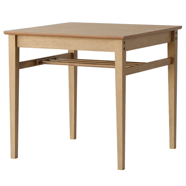 【ふたりに丁度いいサイズ感】
一人暮らしや二人暮らしのダイニングに最適な幅75cmのコンパクト設計で、ヴィンテージナチュラルな佇まいがどんなお部屋にも優しく溶け込み、明るく居心地の良い食卓を演出します。