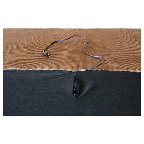 【コンセント収納ポケット付き】本体裏面にコンセント収納ポケットが付いておりますので、コンセントを使用しない際には収納する事ができます。