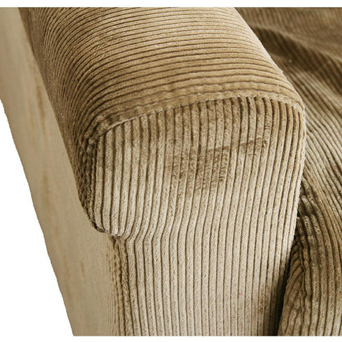 【柔らかくもコシのある肘置き】
程よいボリューム感のアームレストは、もたれたり枕にしたりと多用途に活躍します。