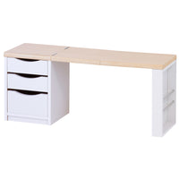 【広々快適ワークスペース】使いたい時にサッと広げるだけで、集中できるデスク空間が完成します。