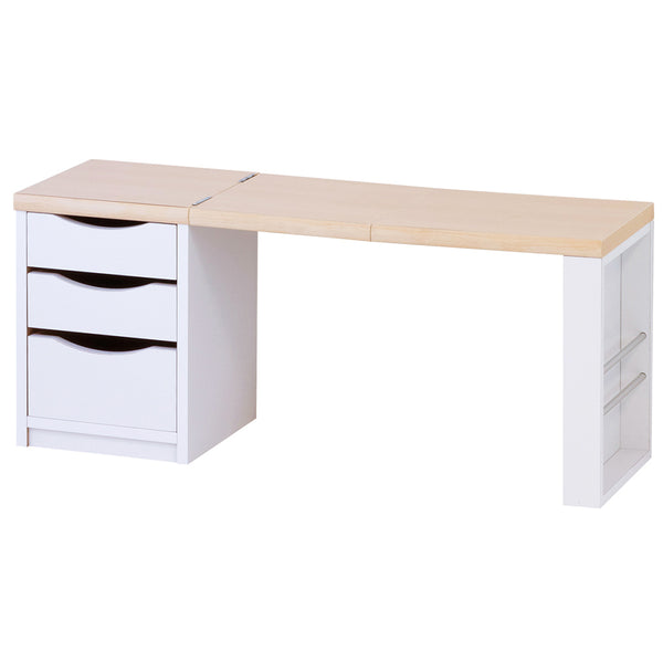 テレワークや自宅での作業用の机が欲しいけど、背の高いデスクだと空間を圧迫して狭く感じるのが嫌な人必見です。