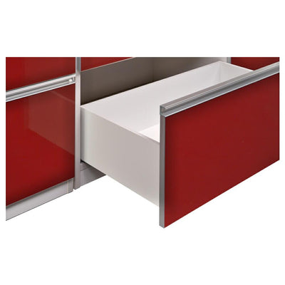 【ソフトクローズ機能を採用】引出にはソフトクローズ機能を採用しており静かな開閉が可能です。