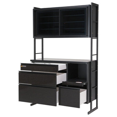 【オープンボードゼロ】シックな黒木目と高級感のあるハイグロスホワイトを展開するオープンボードゼロ(一部別シリーズの画像を使用しています)。