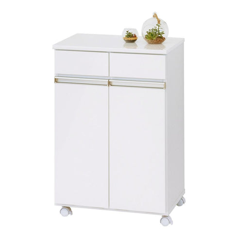 【ゴミ箱に見えない魔法の家具】
ゴミ箱の生活感を完全に隠し、清潔感あふれるホワイトがお部屋を明るく見せる、インテリアのようなダストボックスです。