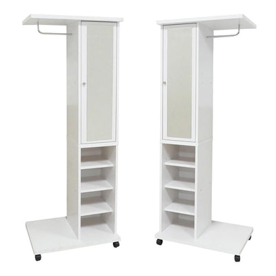 【左右選べるレイアウト】
収納とハンガーの位置は組立時に左右を選べる設計で、置きたいスペースや動線に合わせたカスタマイズが可能です。