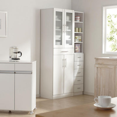 鏡面すきま収納タオルストッカー(W200×D310×H1780)