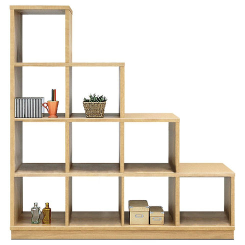 【発想広がる、自由なシェルフ】
お気に入りの小物や本を飾るディスプレイ棚として、またお部屋を仕切るパーテーションとして、あなたのアイデア次第で使い方が無限に広がる、デザイン性の高いシェルフです。