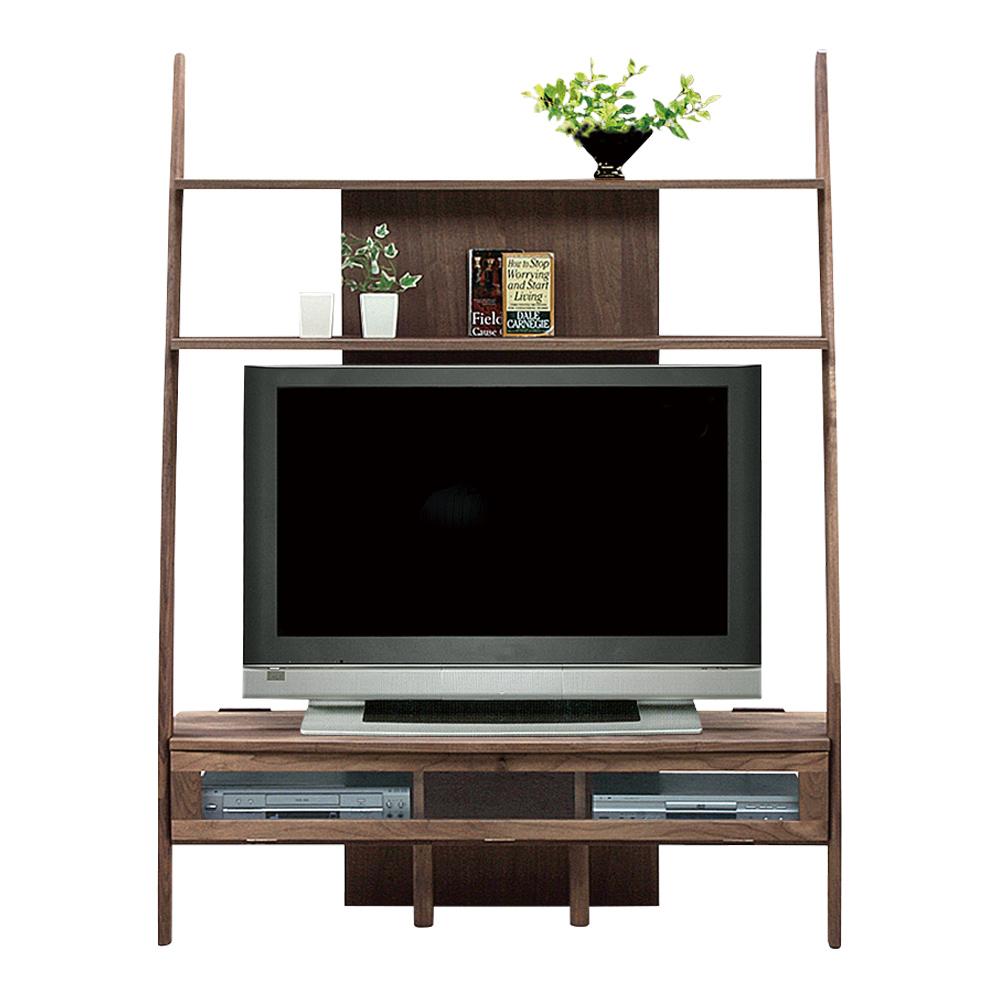 ハイタイプ テレビボード 幅135cm ウォールナット無垢材