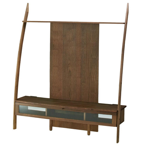 【上部の飾り棚】上部の2枚の飾り棚には、お気に入りの小物や単行本などを、存分にディスプレイしていただけます。