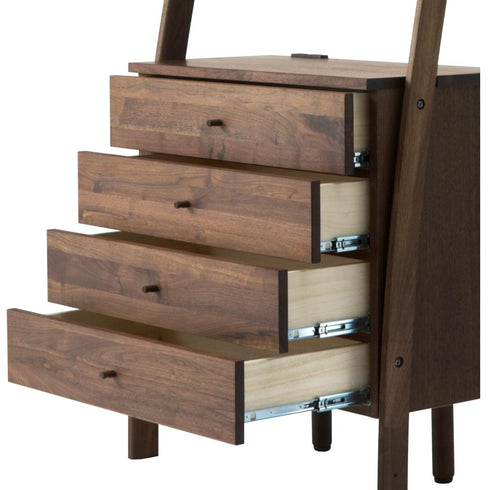 【奥の物まで取りやすい】引き出しには全てスライドレールが付いており、開閉もスムーズで、奥のものまで取り易くなっています。