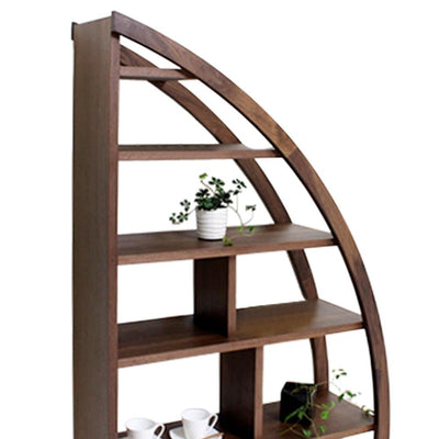 【おしゃれな木製シェルフ】お気に入りの植物やインテリア小物、本を置くのにぴったり。