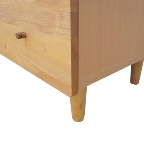 【丈夫な5本の脚で支えます】ワイドサイズのTVボードを、丈夫な5本の脚で支えます。