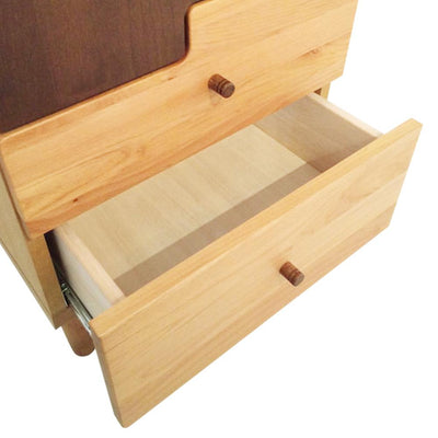 【多目的な収納が可能】下段には、二段の引き出しが付いており、多目的な収納が可能です。