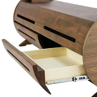 【スムーズに開閉する実用性】
スライドレール付きの引き出しは、DVDや小物類をスムーズに出し入れでき、使いやすさにもこだわった設計で快適な毎日をサポートします。