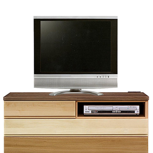 【TVボードとしても使える】引き出しにDVDデッキを入れて、TVボードとしてもお使いいただけます。