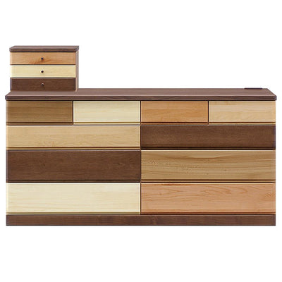 【シリーズで広がる可能性】
同シリーズのチェストと組み合わせることで、収納力をアップさせながら、お部屋全体に統一感が生まれ、より個性的で洗練されたインテリアコーディネートが完成します。