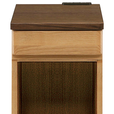 【小物を収納するのに重宝】ワゴンの上段は引き出しになっており、文具類や書類等、ちょっとした小物を収納するのに重宝します。