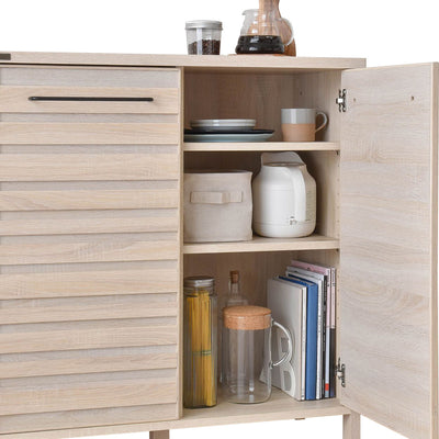 ラフィカ キッチンボード(W845×D400×H900)