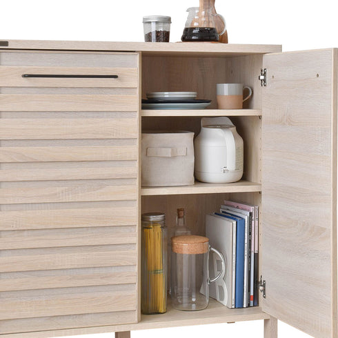 ラフィカ キッチンボード(W845×D400×H900)