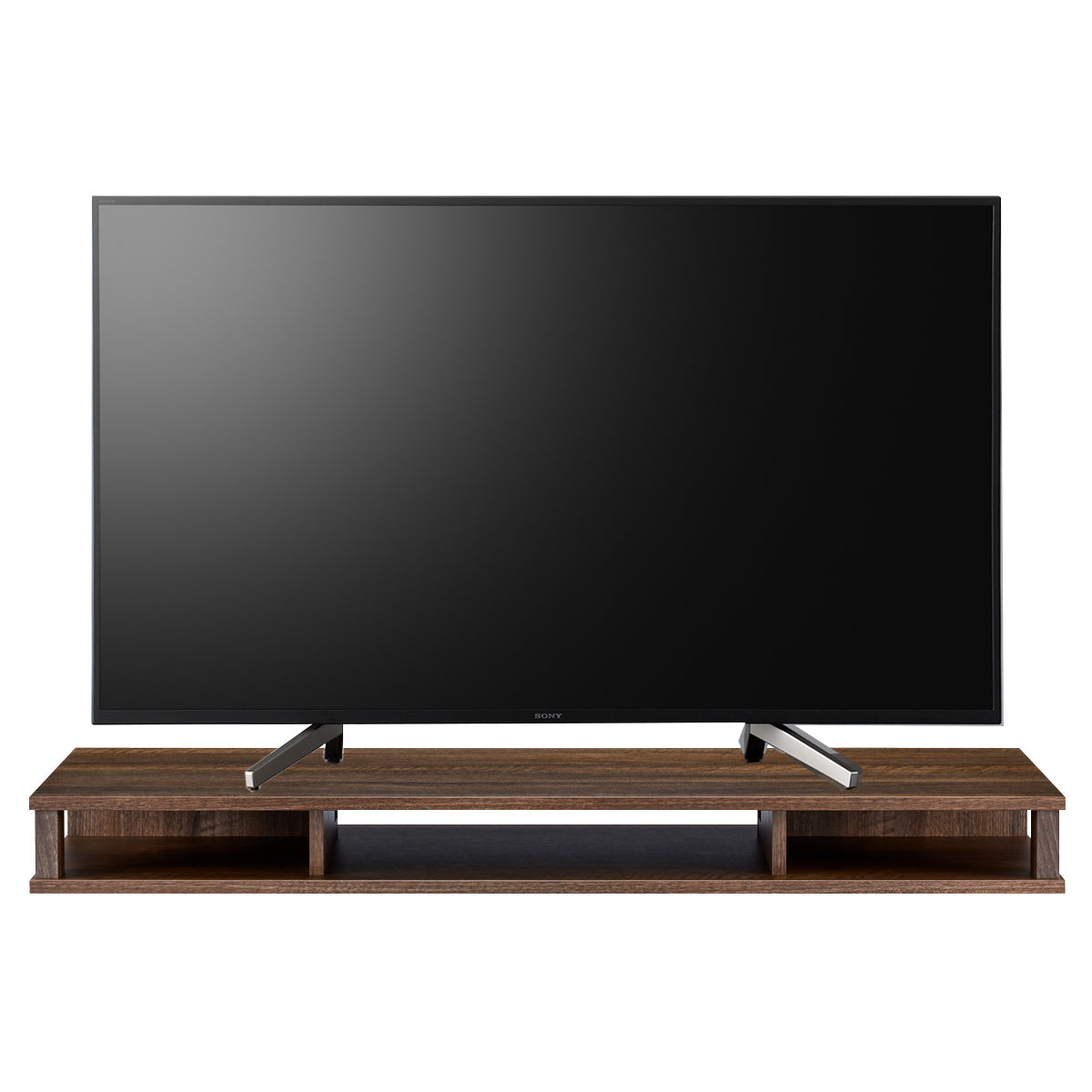 【テレビもPCモニターも快適に】目線の高さが上がり、ソファやデスクからの視聴・作業がより快適になります。