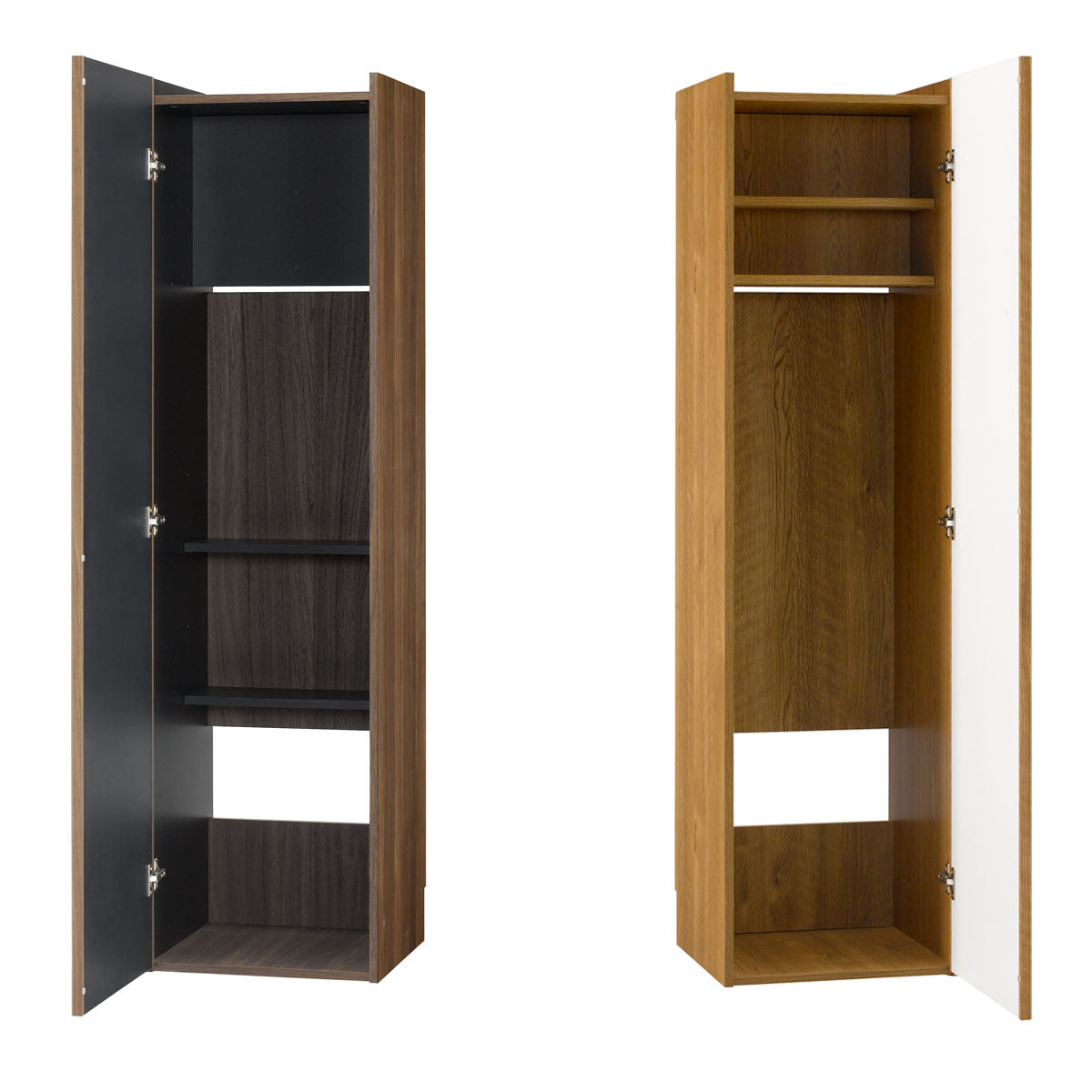 【左右開き対応】設置場所に合わせて扉の向きを左右どちらにも自由に選べ、使い勝手抜群です。