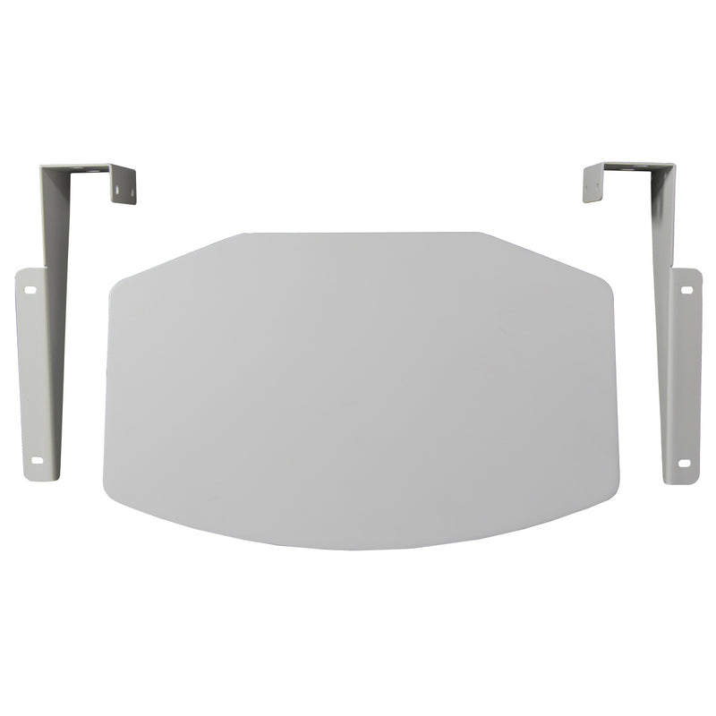 【空間に溶け込むデザイン】清潔感のあるホワイトカラーで、お部屋のインテリアに自然に溶け込みます。スウィングシリーズ専用の棚板です。