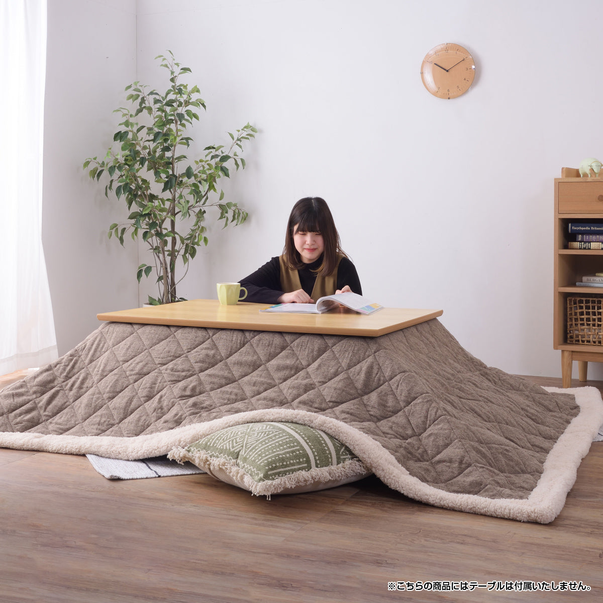 【毎日の団らんを彩る】家族や友人と囲む食卓が、こたつ布団の温かさで、さらに特別な時間になります。