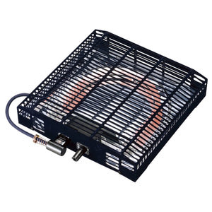 【速暖性と耐久性】耐久性に優れた石英管ヒーター（MS-303H）を搭載し、電源を入れてすぐに暖かさを実感できます。