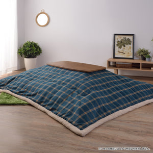 【冬の団らんを演出】お持ちのこたつ布団を合わせれば、たちまち温かいこたつに早変わりし、冬の癒し空間が広がります。