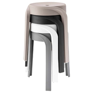 【省スペース設計】最大4脚までスタッキング可能。使わない時はコンパクトに収納でき、空間を有効活用できます。