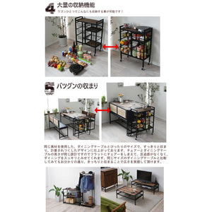 【抜群の収まり】同シリーズのダイニングテーブルとシンデレラフィット。圧迫感なく、スマートに空間に溶け込みます。