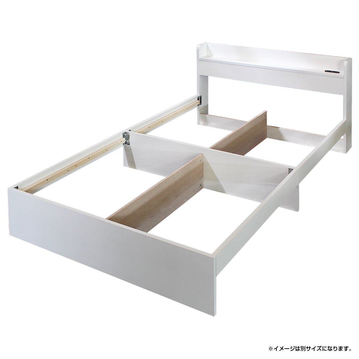 【毎日の眠りを支える安心構造】静止耐荷重200kgをしっかりと支えるため、中央でクロスする補強材を採用し、見えない部分にもこだわった堅牢な設計で、永く安心してお使いいただけます。
