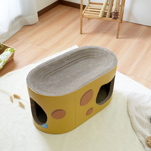 【お部屋に溶け込む愛らしいデザイン】猫ちゃんの好奇心をくすぐる、おしゃれなインテリアとしても楽しめます。