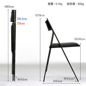 【サイズ図：詳細サイズとスペック】重量6.1kg、耐荷重85kg、安心して使える堅牢設計です。