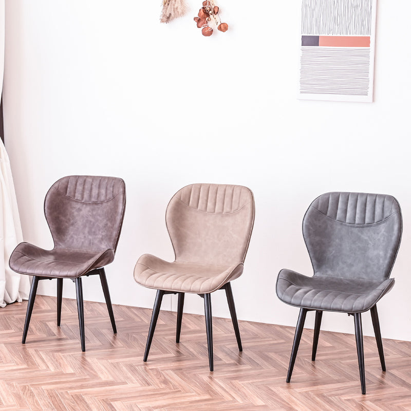 【選べる3色のダイニングチェア】お部屋の雰囲気に合わせて、お好みのカラーをお選びいただけます。