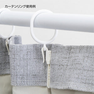 【ワンタッチで簡単取り付け】カーテンフックで手軽にセットアップ可能、届いてすぐに使えるのが嬉しいポイントです。